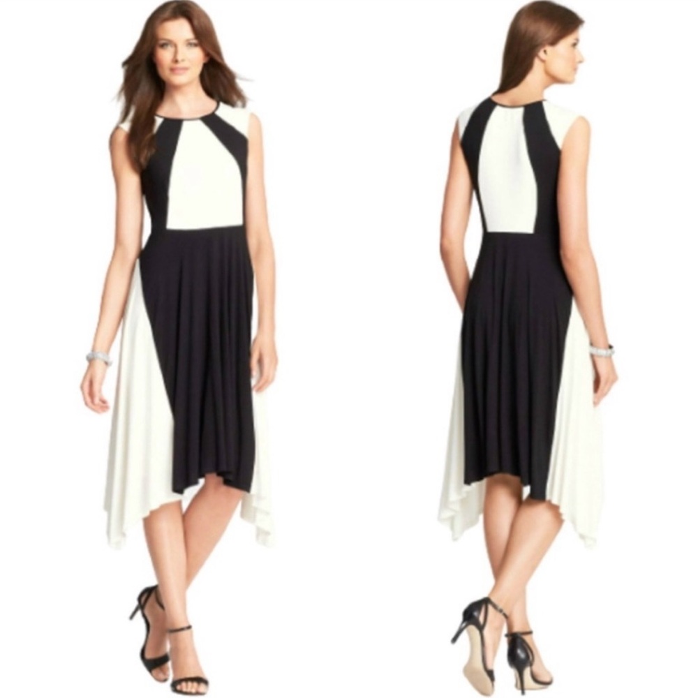 Ann Taylor Color Blocked Dress